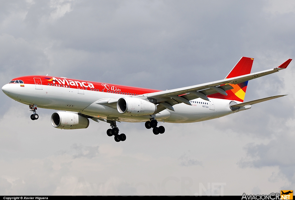 N973AV - Airbus A330-243 - Avianca Colombia