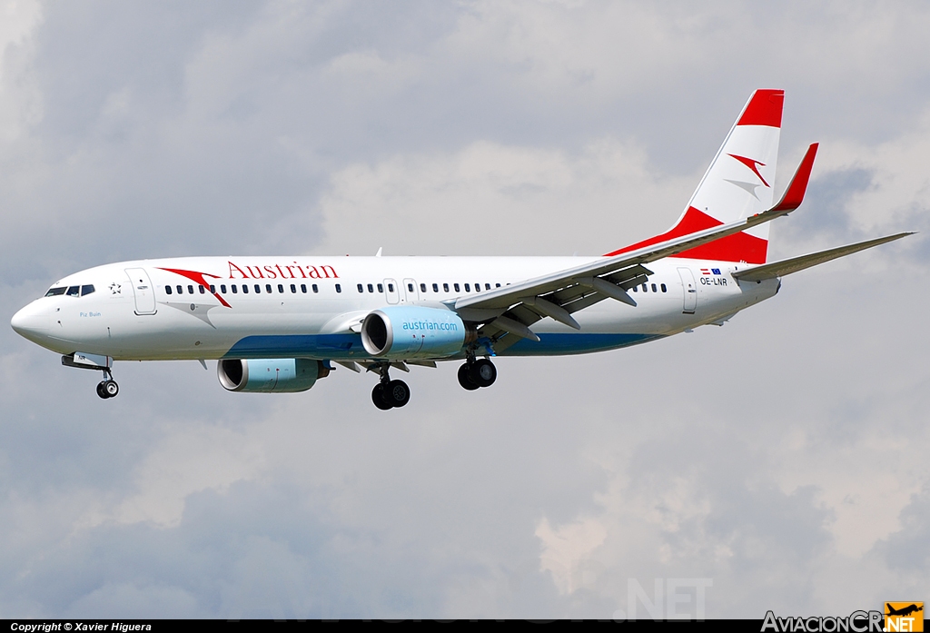 OE-LNR - Boeing 737-8Z9 - Austrian Airlines