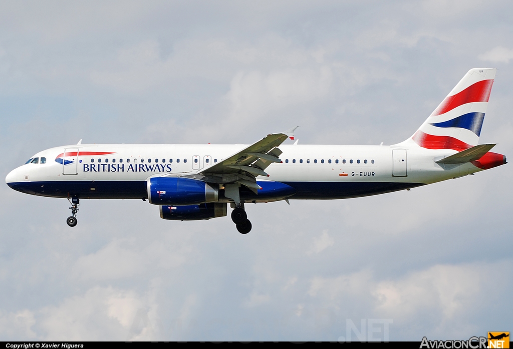 G-EUUR - Airbus A320-232 - British Airways
