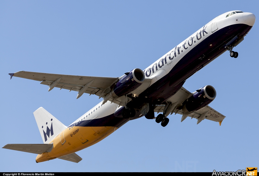 G-OZBP - Airbus A321-231 - Monarch Airlines