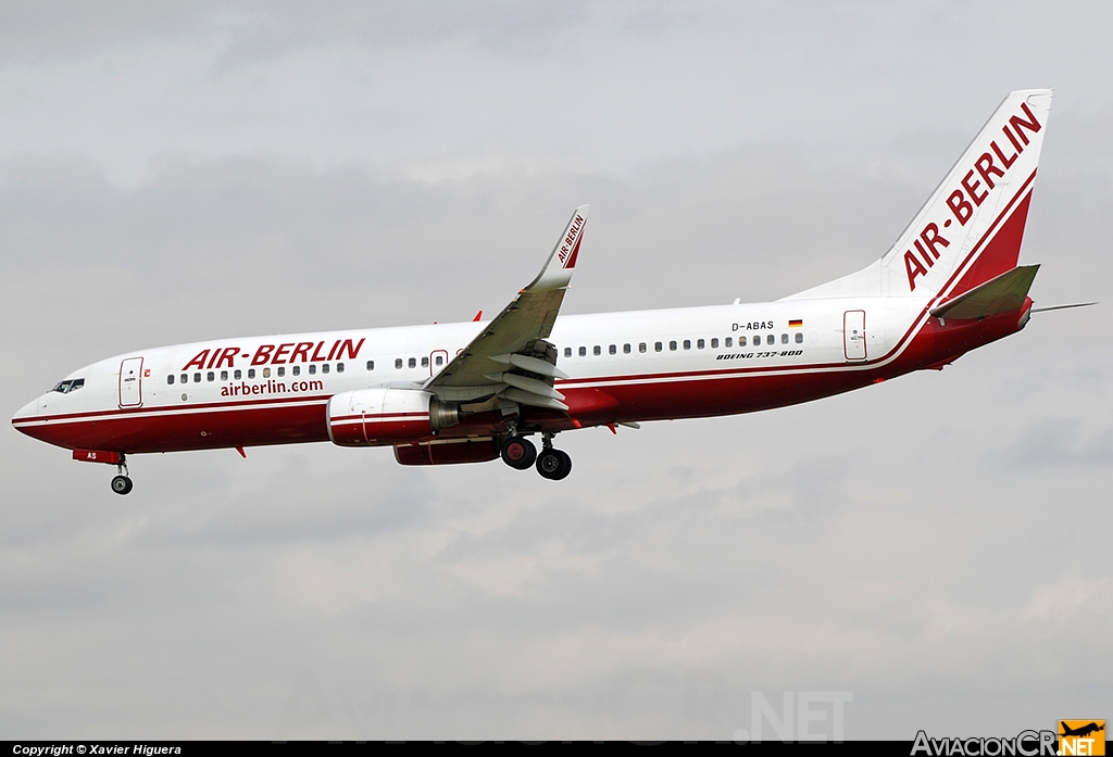 D-ABAS - Boeing 737-86J - Air Berlin