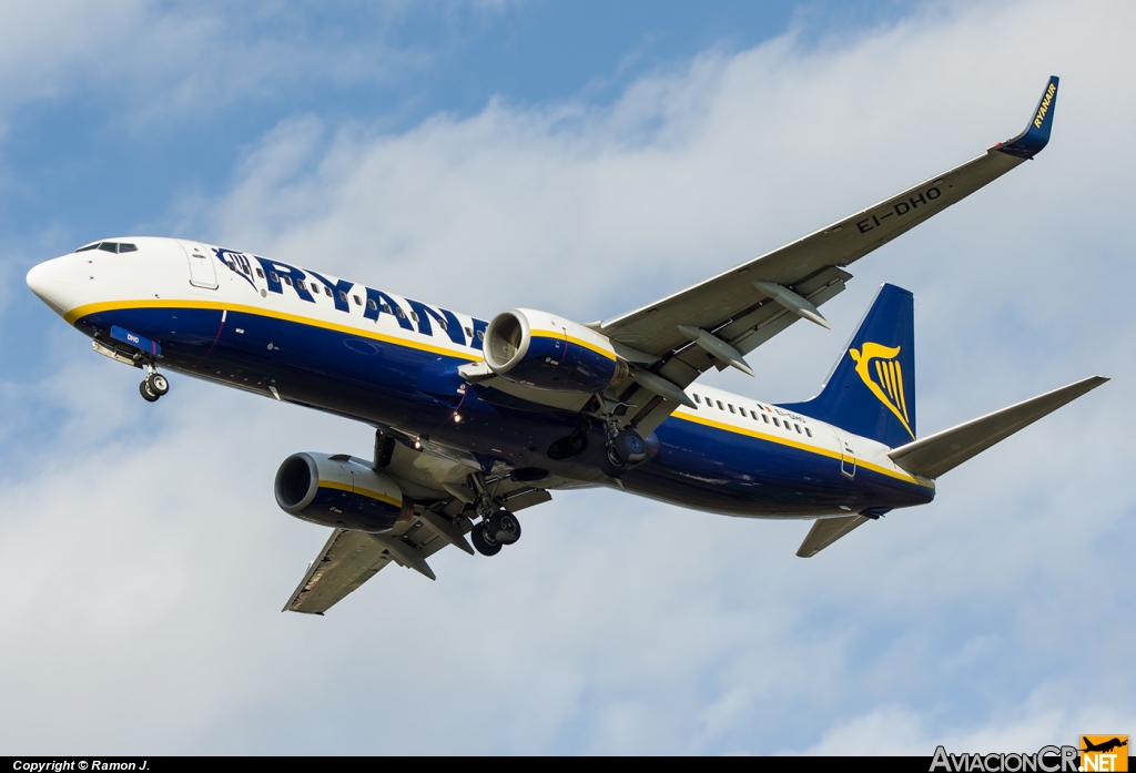 EI-DHO - Boeing 737-8AS - Ryanair