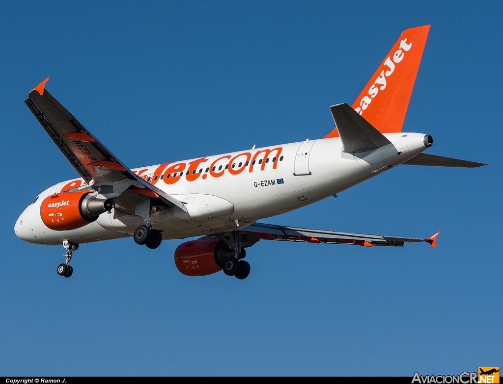 G-EZAM - Airbus A319-111 - EasyJet