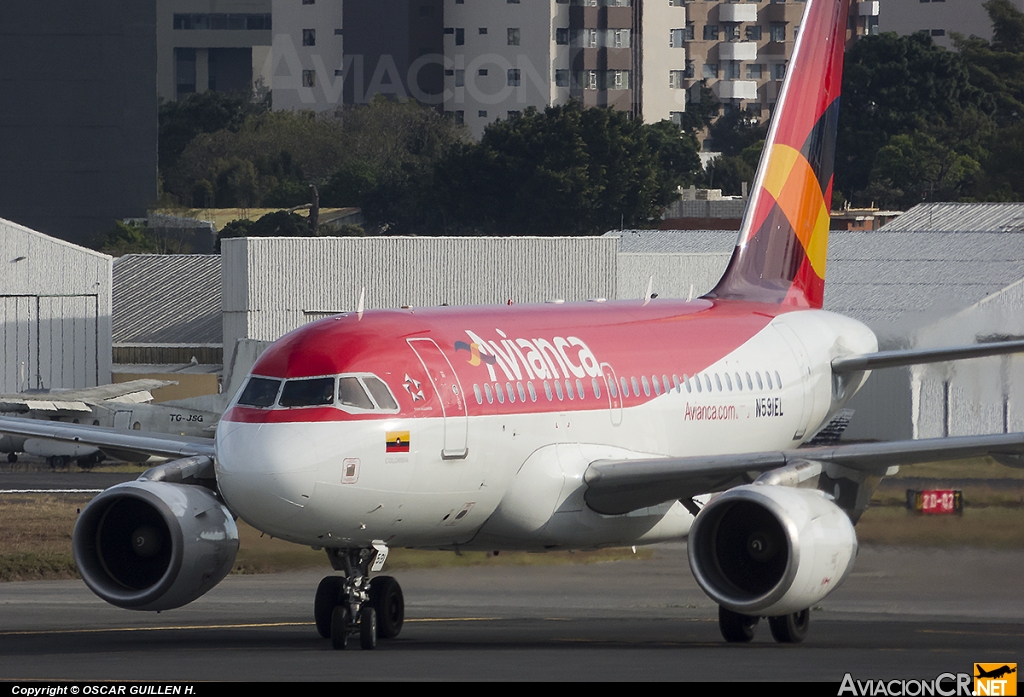 N591EL - Airbus A318-111 - Avianca