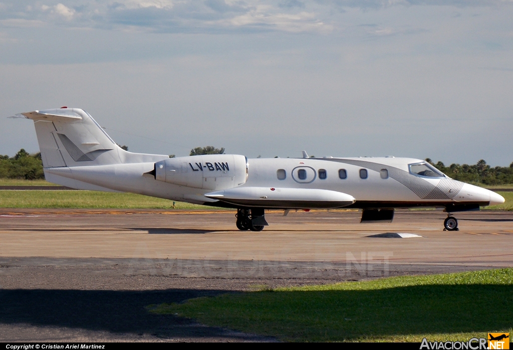 LV-BAW - Learjet 35A - Privado