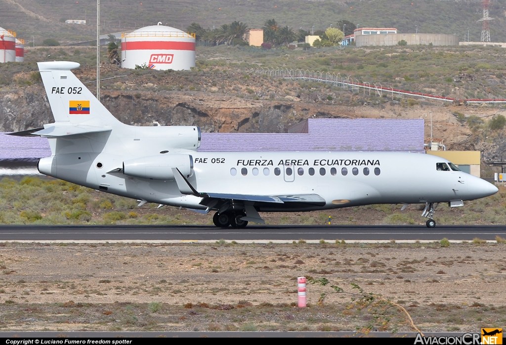 FAE-052 - Dassault Falcon 7X - Fuerza Aerea Ecuatoriana