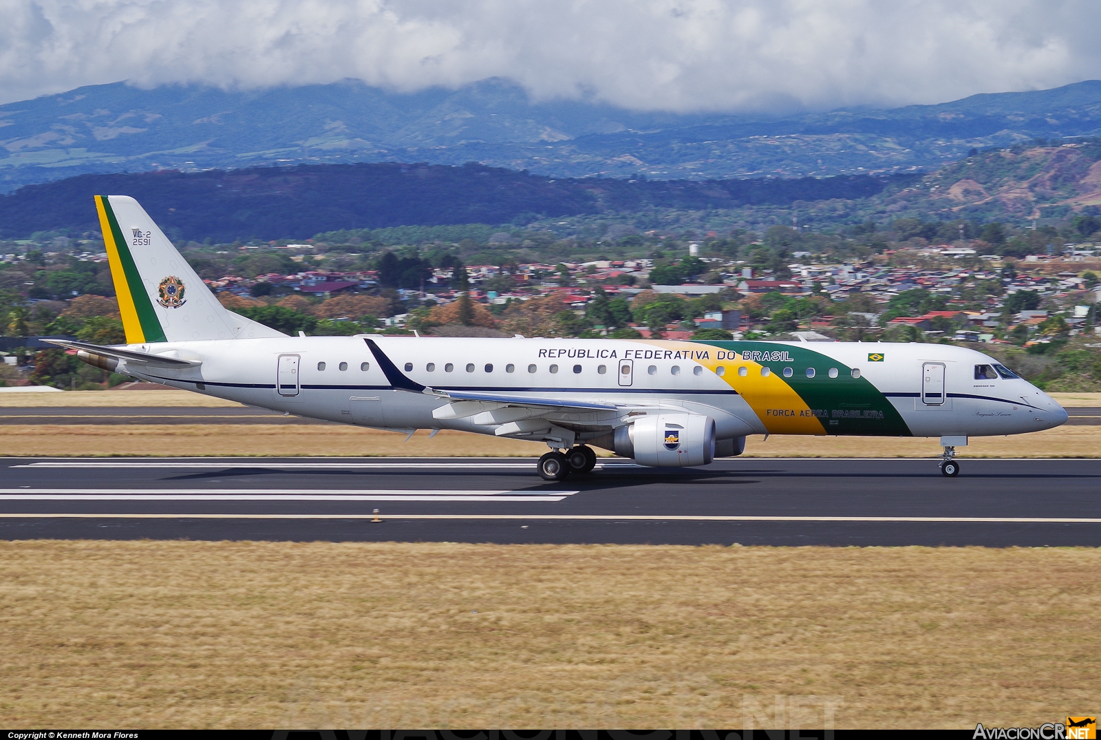 FAB2590 - Embraer VC-2 (ERJ-190AR) - Fuerza Aérea Brazileña