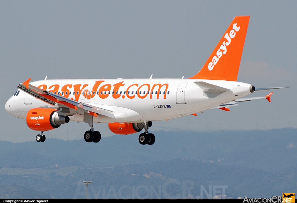 G-EZFR - Airbus A319-111 - EasyJet Airlines