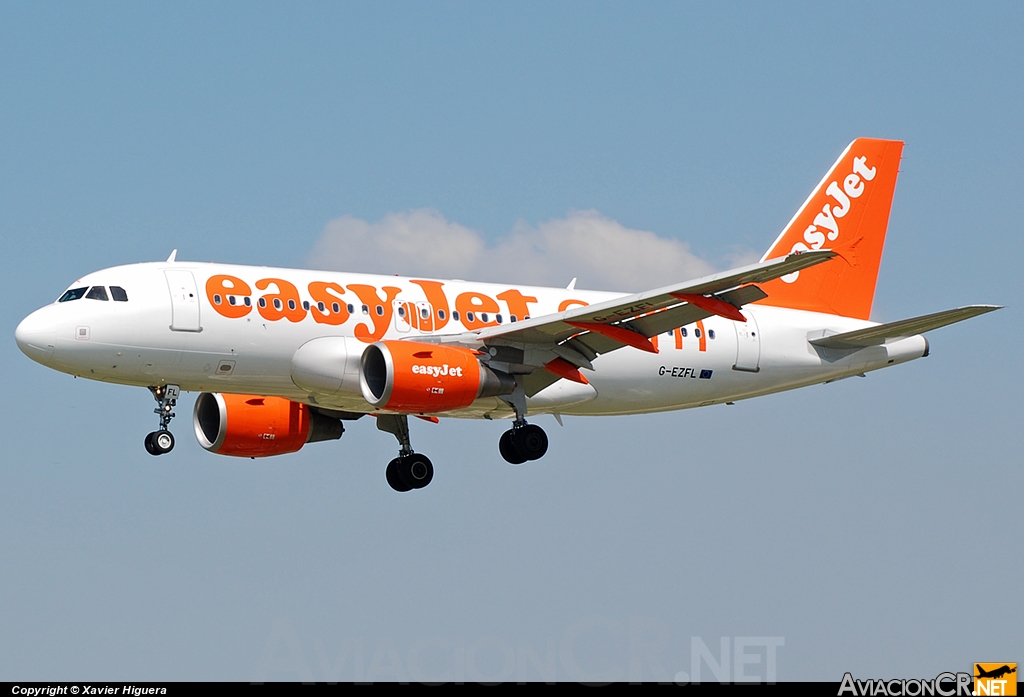 G-EZFL - Airbus A319-111 - EasyJet