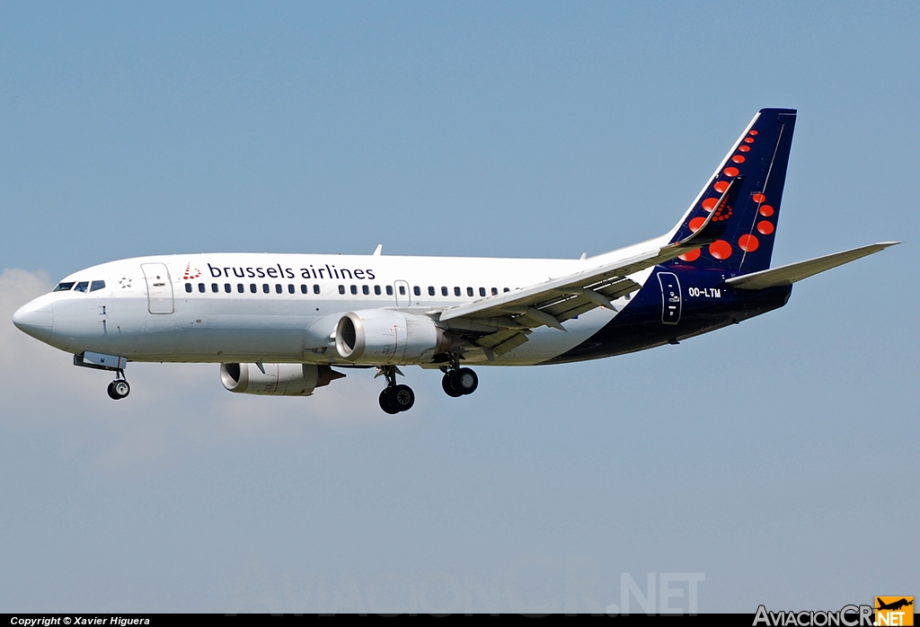 OO-LTM - Boeing 737-3M8 - Brussels airlines