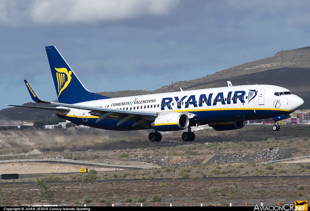 EI-EKL - Boeing 737-8AS - Ryanair