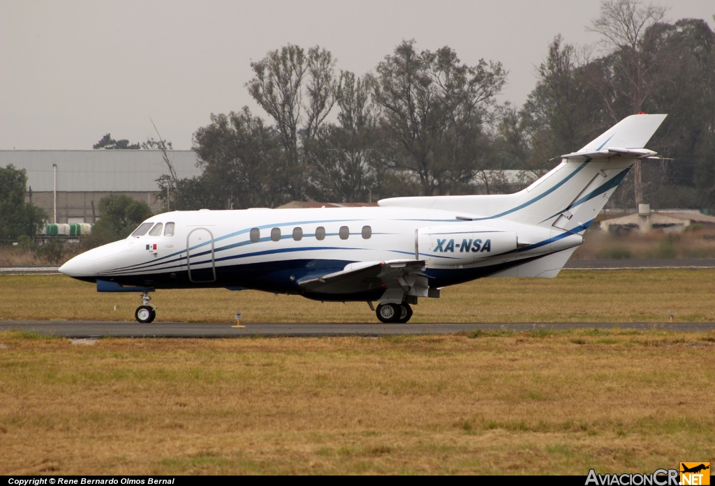 XA-NSA - Raytheon Hawker 800 - Privado