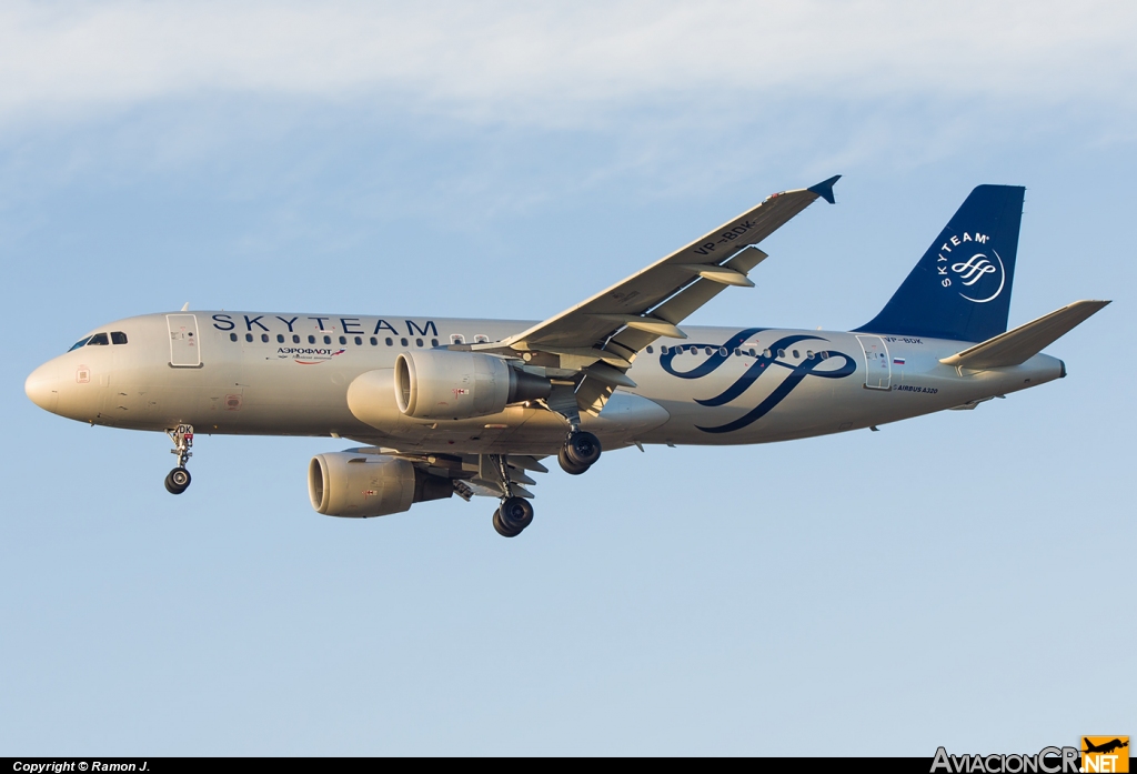 VP-BDK - Airbus A320-214 - Aeroflot