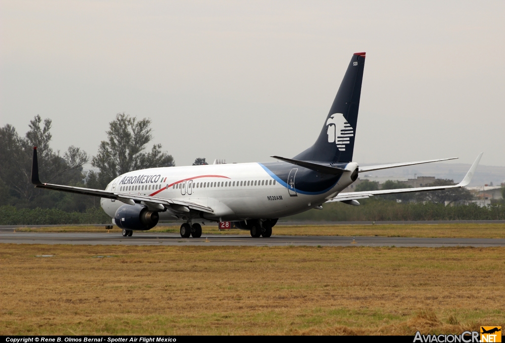 N520AM - Boeing 737-81Q - Aeromexico