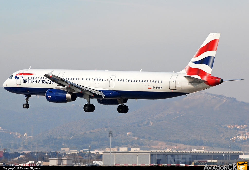 G-EUXH - Airbus A321-231 - British Airways