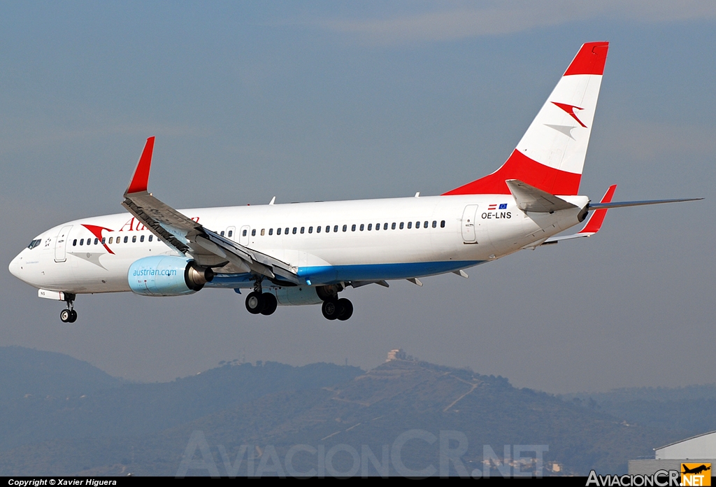 OE-LNS - Boeing 737-8Z9 - Austrian Airlines