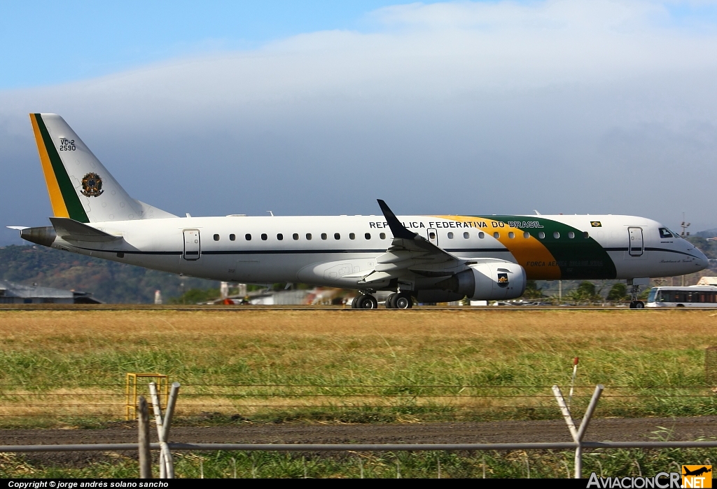 FAB2590 - Embraer VC-2 (ERJ-190AR) - Fuerza Aérea Brazileña