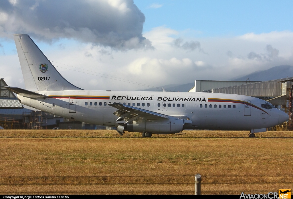 0207 - Boeing 737-2N1(Adv) - Fuerza Aérea Venezolana