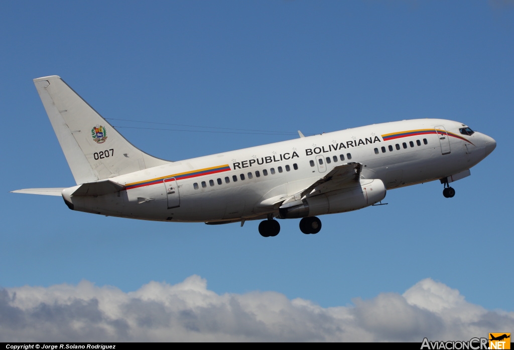 0207 - Boeing 737-2N1(Adv) - Fuerza Aérea Venezolana