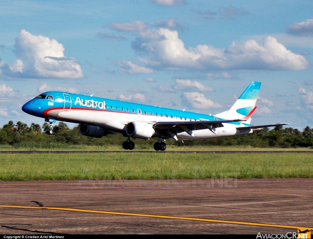 LV-CEV - Embraer ERJ-190-100AR - Austral Líneas Aéreas