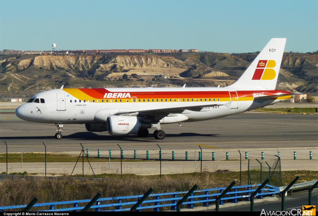 EC-KOY - Airbus A319-111 - Iberia