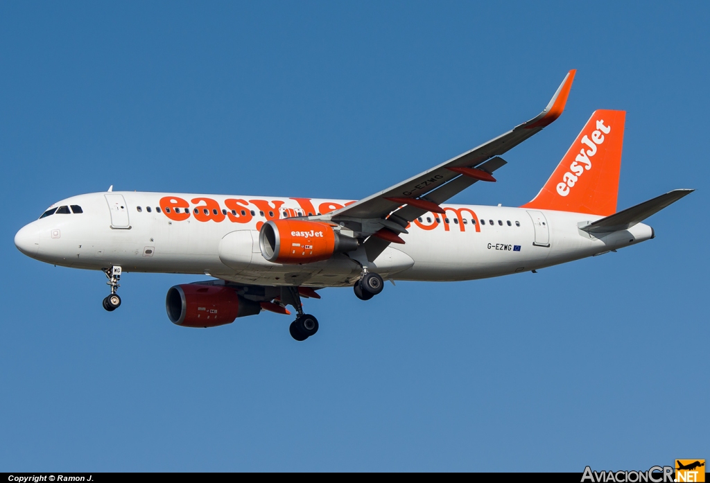 G-EZWG - Airbus A320-214 - EasyJet