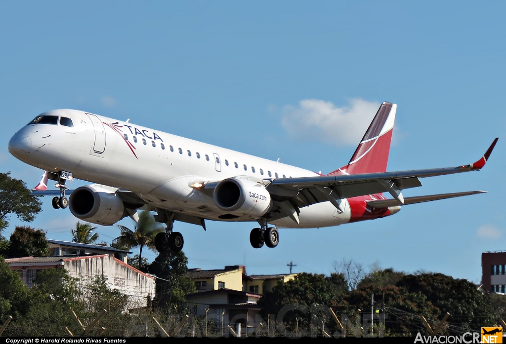 N986TA - Embraer 190-100IGW - TACA