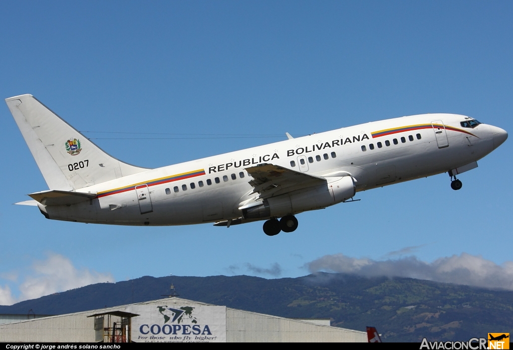 0207 - Boeing 737-2N1(Adv) - Fuerza Aérea Venezolana
