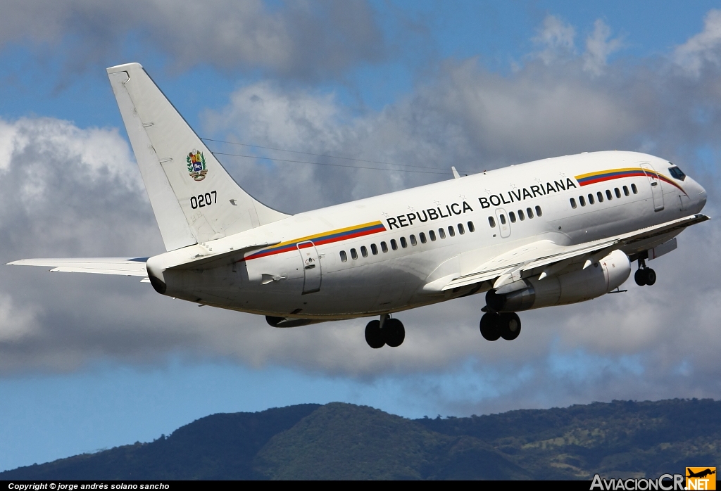 0207 - Boeing 737-2N1(Adv) - Fuerza Aérea Venezolana