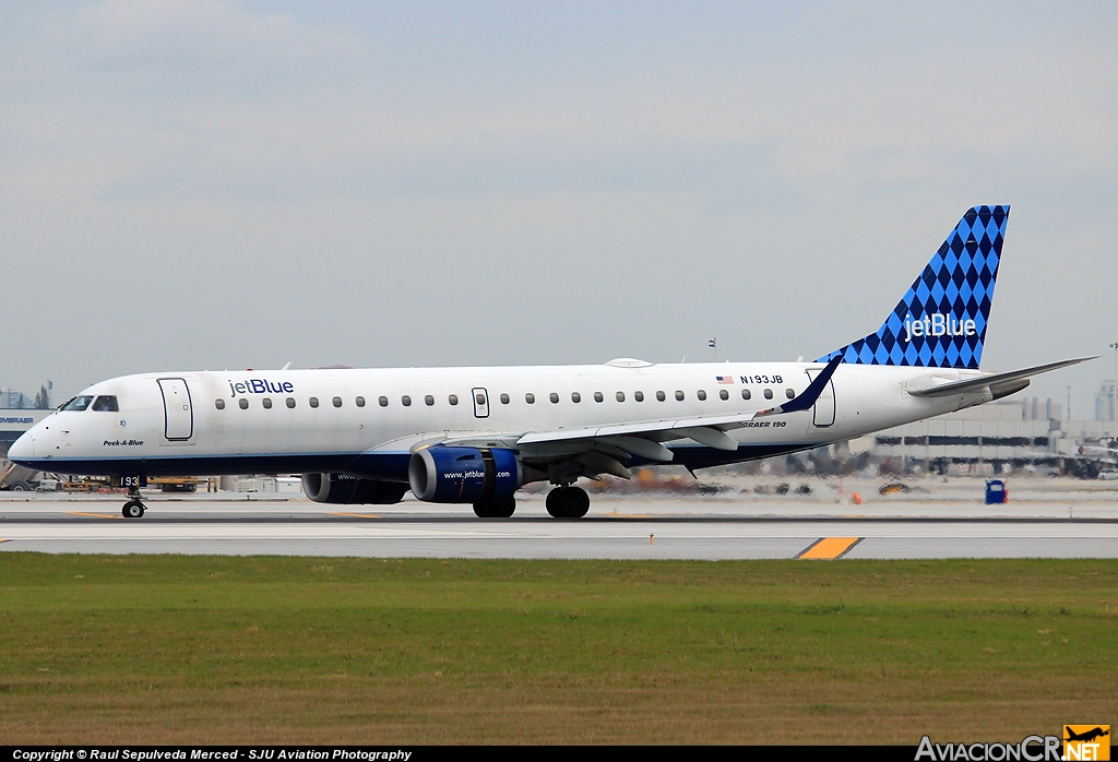 N193JB - Embraer ERJ 190-100 IGW - Jet Blue