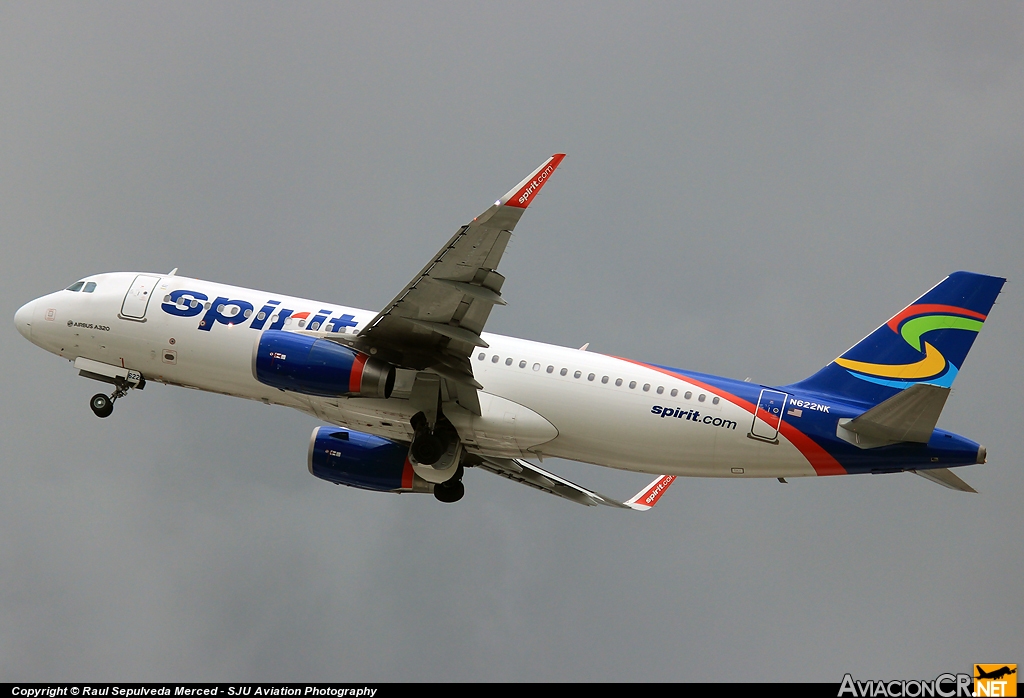 N622NK - Airbus A320-232 - Spirit Airlines