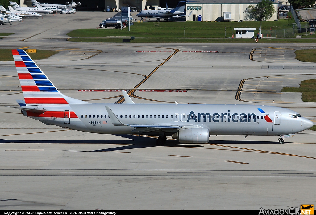 N963AN - Boeing 737-824 - American Airlines