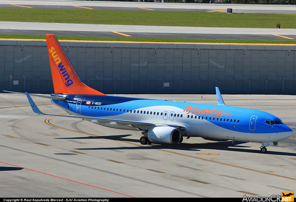 C-GDZE - Boeing 737-8K5 - Sunwing Airlines