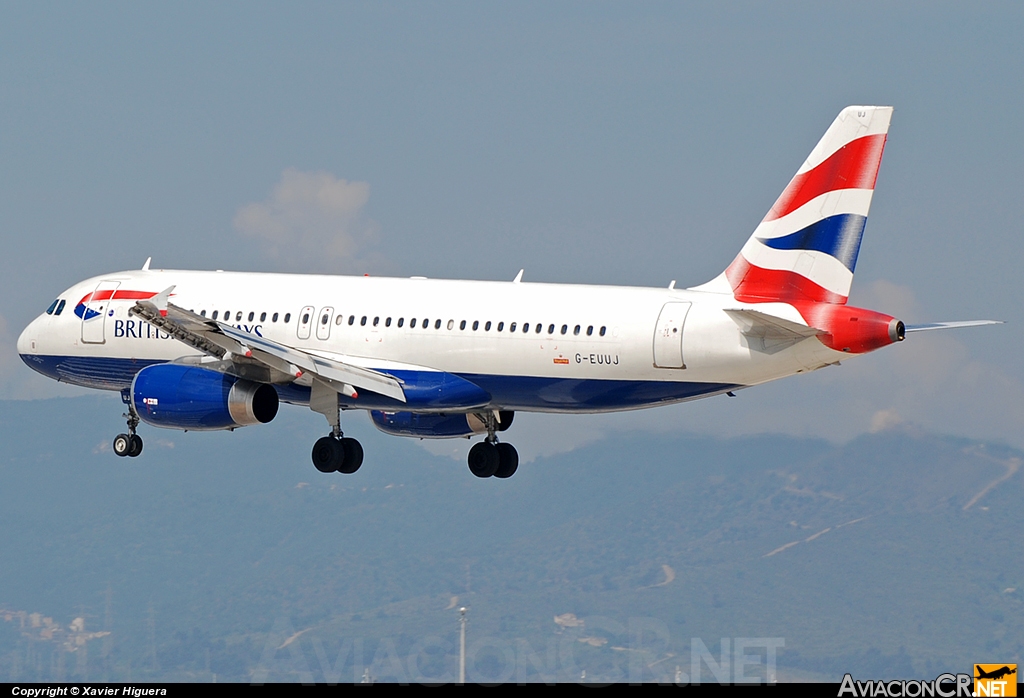 G-EUUJ - Airbus A320-232 - British Airways