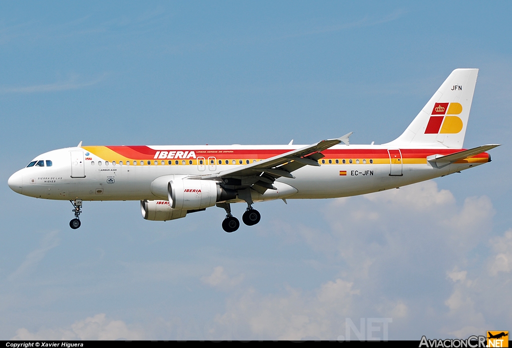 EC-JFN - Airbus A320-214 - Iberia