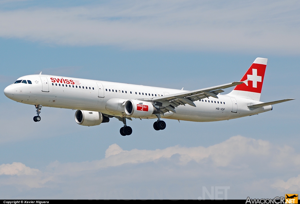 HB-IOF - Airbus A321-111 - SWISS