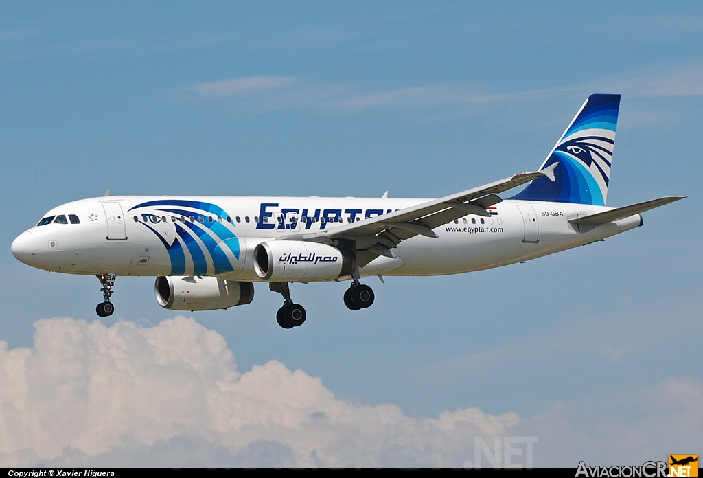 SU-GBA - Airbus A320-232 - Egypt Air