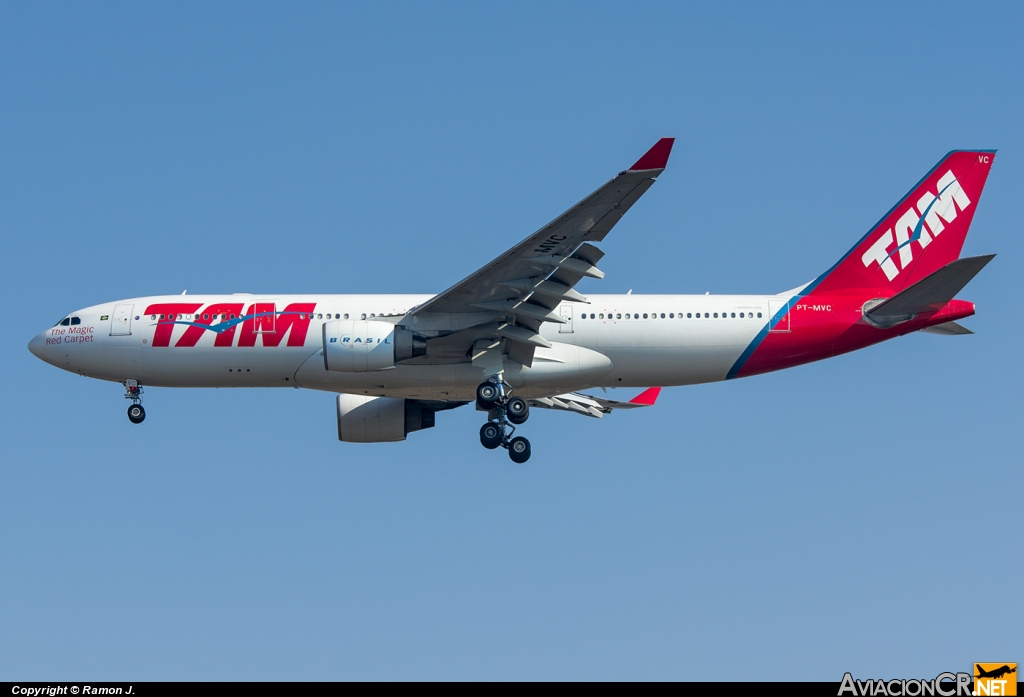 PT-MVC - Airbus A330-223 - TAM