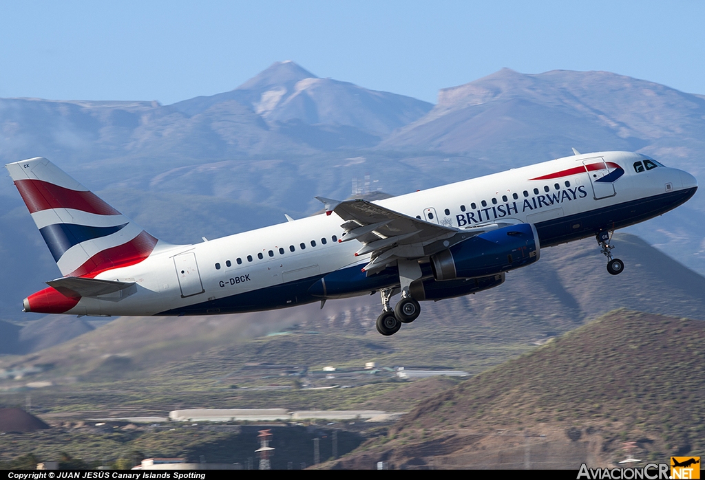 G-DBCK - Airbus A319-131 - British Airways