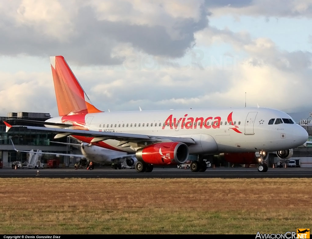 N520TA - Airbus A319-132 - Avianca