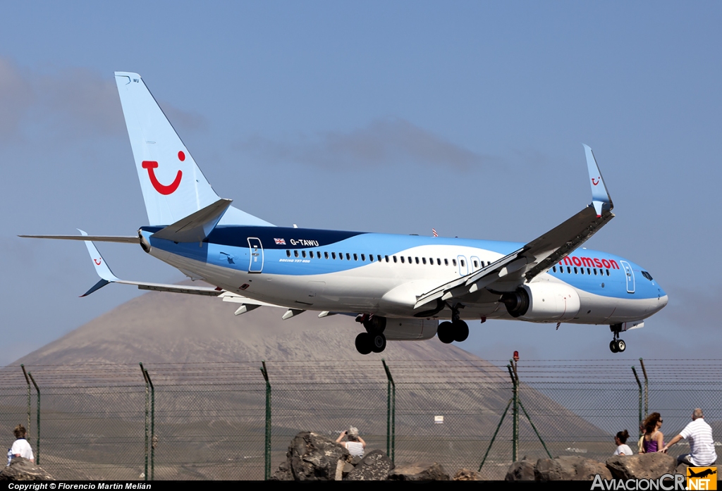 G-TAWU - Boeing 737-8K5(WL) - Thomson Airways