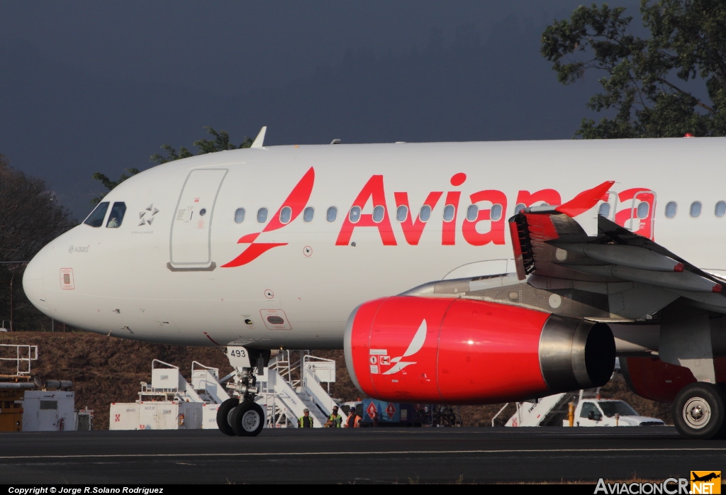 N493TA - Airbus A320-233 - Avianca
