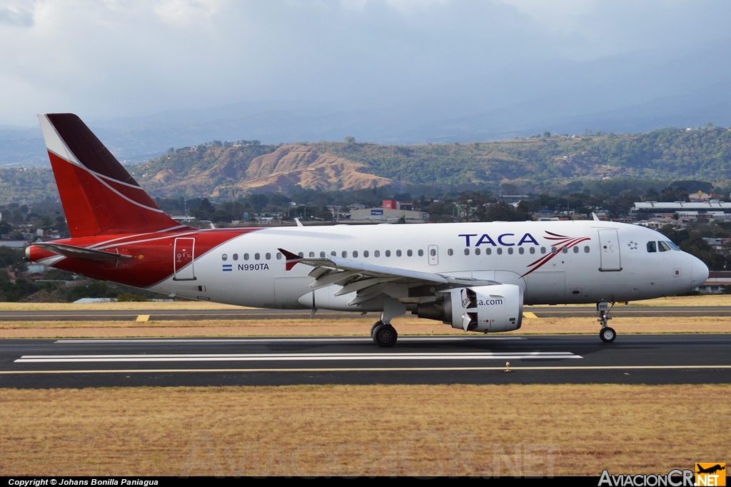 N990TA - Airbus A319-112 - TACA