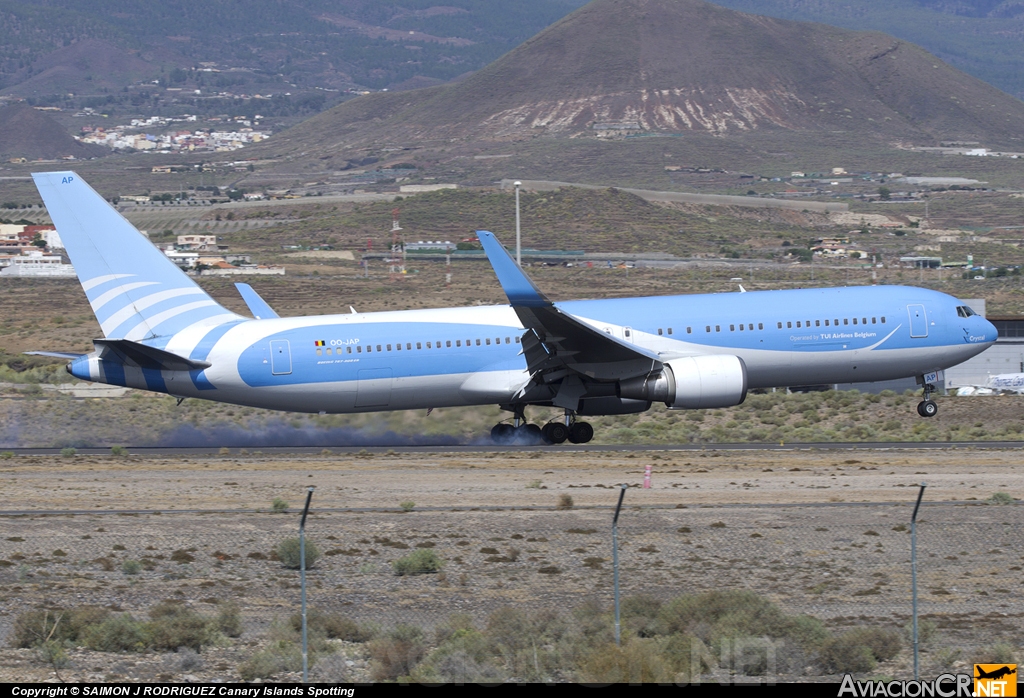 OO-JAP - Boeing 767-38E/ER - Jetairfly (TUI Airliners Belgium)