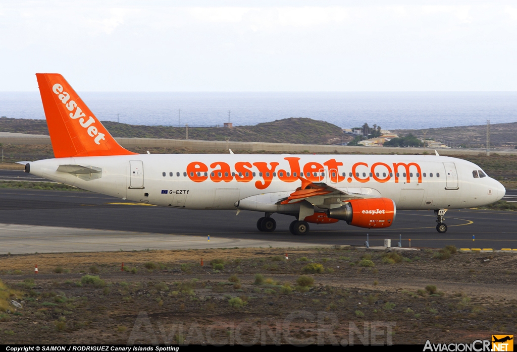 G-EZTY - Airbus A320-214 - EasyJet Airline