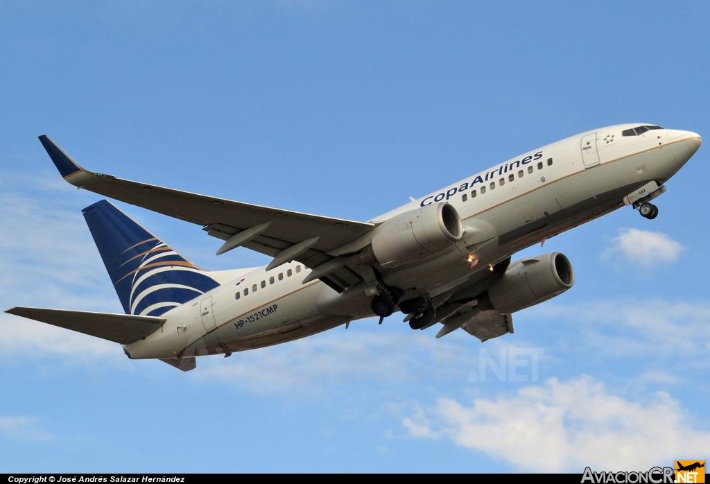 HP-1521CMP - Boeing 737-7V3 - Copa Airlines