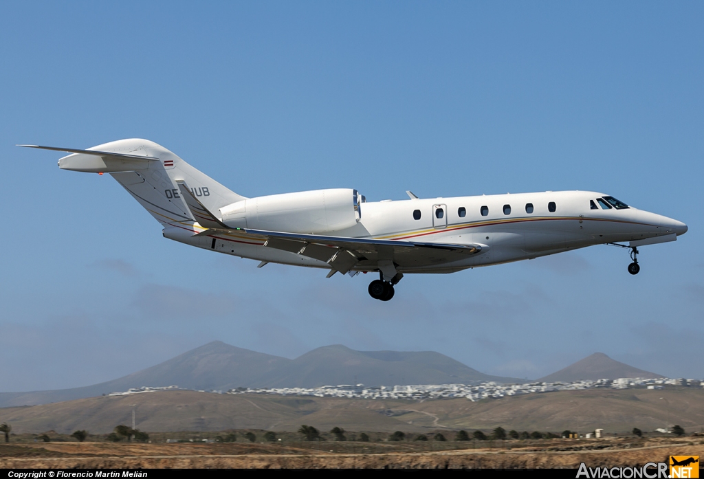 OE-HUB - Cessna 750 Citation 10 - 	VJA - Vienna Jet Bedarfsluftfahrt