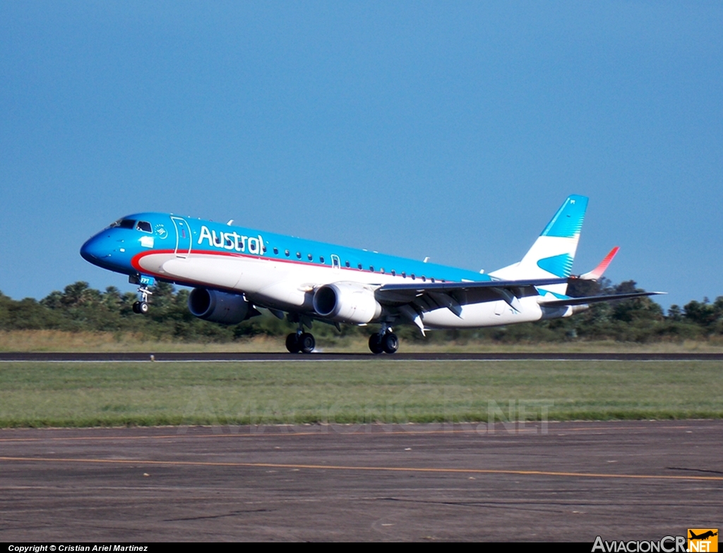 LV-FPT - Embraer ERJ-190-100AR - Austral Líneas Aéreas