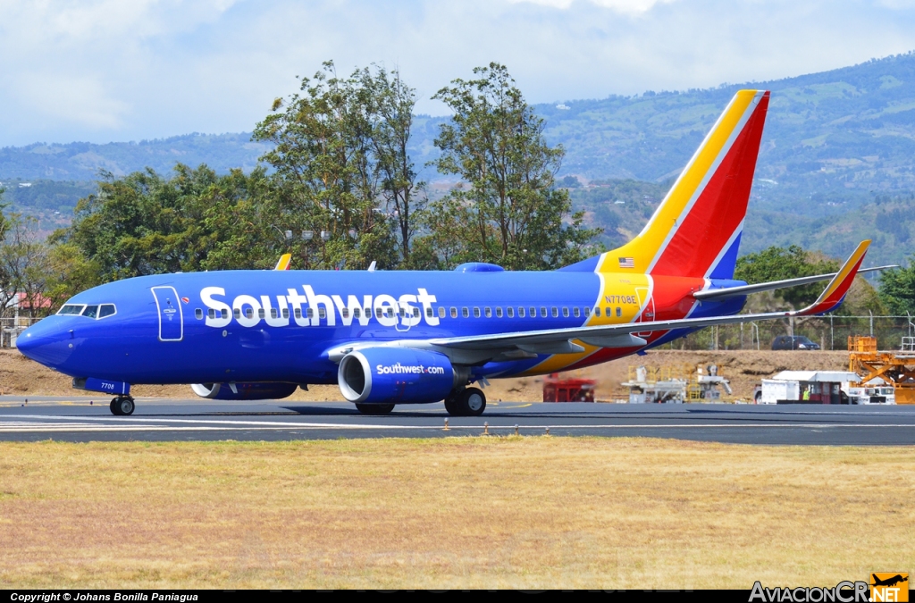 N7708E - Boeing 737-76N - Southwest Airlines