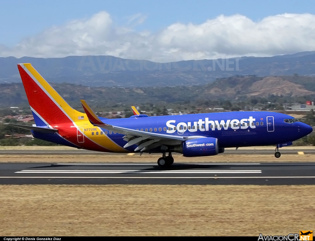 N7708E - Boeing 737-76N - Southwest Airlines